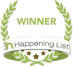 Happening List Winner Logo