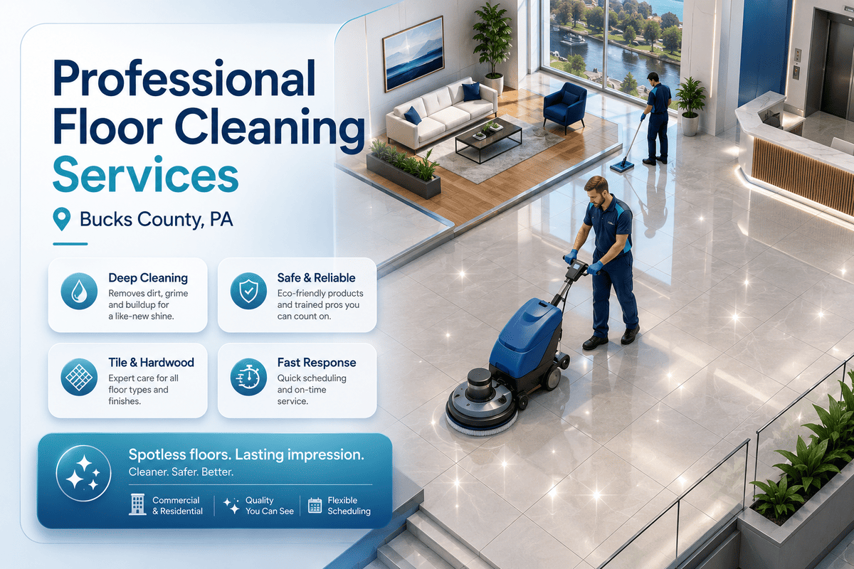 Professional Floor Cleaning Services in Bucks County, PA